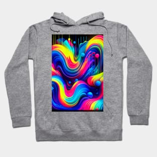 Abstract Colorful 90s Pattern Hoodie